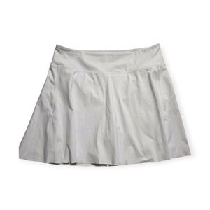 Shambhala White Athletic Tennis Golf Skort Built-In Shorts Size XL
